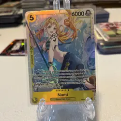 One Piece CCG Nami Super Rare Foil Card EB03 Heroines 053 SR Alt Art - Image 2