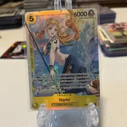 One Piece CCG Nami Super Rare Foil Card EB03 Heroines 053 SR Alt Art - Image 3
