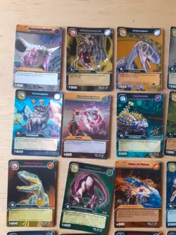 Dinosaur King Trading Card Tcg Holo Rare 25 Cards Tyrannosauras Rex Bundle 1 - Image 2