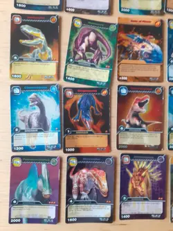 Dinosaur King Trading Card Tcg Holo Rare 25 Cards Tyrannosauras Rex Bundle 1 - Image 4