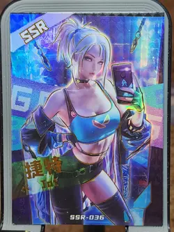 Jett Valorant Goddess Carnival 2 Card SSR Anime Goddess Story Waifu SSR-036 - Image 1