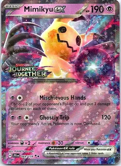 Mimikyu ex (Journey Together Stamped) Holo Double Rare Miscellaneous Cards & Pro - Image 1