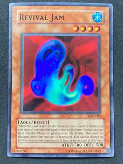 Yugioh Card Revival Jam LON-006 SUPER RARE - Light Play - Image 1