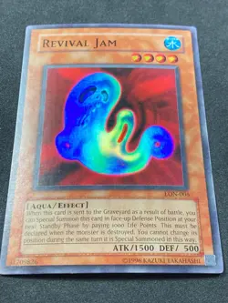Yugioh Card Revival Jam LON-006 SUPER RARE - Light Play - Image 2