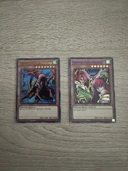 Yugioh Cards Harpie Lady Sisters Pet Dragon Holos Set with Bonus Gift - Image 1