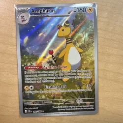 Ampharos Illustration Rare 090/086 CRI Chaos Rising Pokemon Card English NM - Image 1