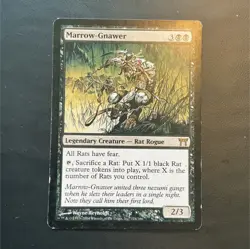 Wizards of the Coast Marrow-Gnawer Black Legendary Creature Rare Kamigawa Wayne… - Image 1