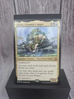 MTG Magic the Gathering Glarb, Calamity's Augur (215/427) Bloomburrow LP - Image 1