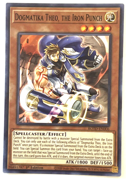 YuGiOh! - Dogmatika Theo, the Iron Punch - ROTD-EN006 - 1st Edition - Common - Image 1