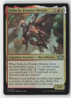Ertha Jo Frontier Mentor 203 Outlaws Thunder Junction Magic The Gathering Foil - Image 1