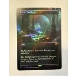 Wizards of the Coast Cabal Coffers Mythic Foil Borderless Land Black MH2 EN 2021 - Image 1