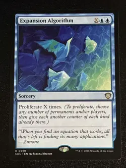 MTG Commander: Secrets of Strixhaven Expansion Algorithm 0019 NM Rare - Image 1