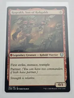 Mtg - Rograkh, Son of Rohgahh - Commander Legends - Uncommon - #197 - NM - Image 1