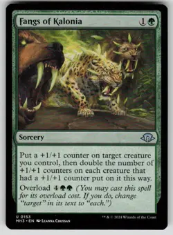 Fangs of Kalonia Uncommon Modern Horizons 3 153 MTG Near Mint 2024 - Image 1