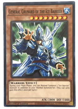 YuGiOh! - General Grunard of the Ice Barrier - Common - Image 1