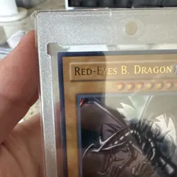 Yugioh Red-Eyes B. Dragon Legend of Blue-Eyes Ultra LOB-070 Unlimited NM - Image 2