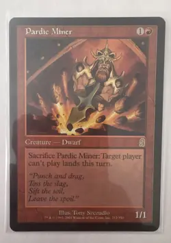 Pardic Miner MTG Odyssey Rare Regular NM - Image 1