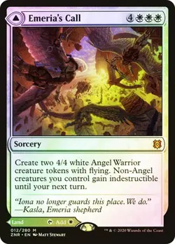 ** Emeria's Call Foil - Zendikar Rising ** [NM] MTG Sorcery Land White Commander - Image 1