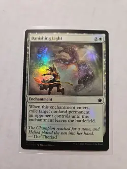 Banishing Light (Foil) - Foundations - LP - Common - Enchantment - MTG Magic - Image 1