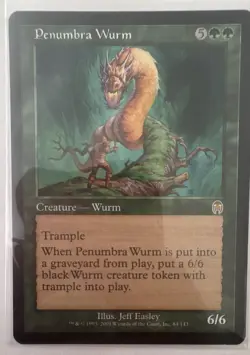Penumbra Wurm MTG Apocalypse Rare Regular NM - Image 1
