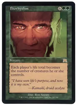 MTG Onslaught Biorhythm NM x1 - Image 1