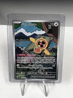 Fan Rotom 250/217 Illustration Rare Pokemon TCG Ascended Heroes NM - Image 1