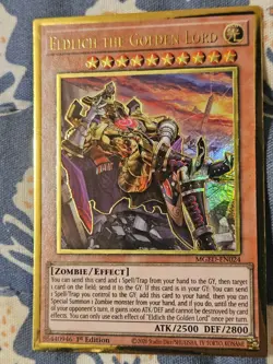 Eldlich the Golden Lord MGED-EN024 Premium Gold Rare Yugioh - Image 2