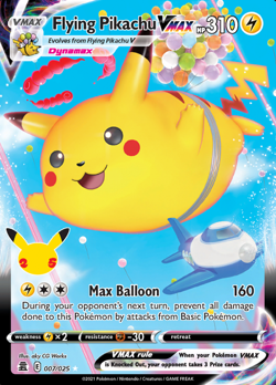 Flying Pikachu VMAX (007/025) Ultra Rare | Pokemon TCG Celebrations | Near Mint - Image 1