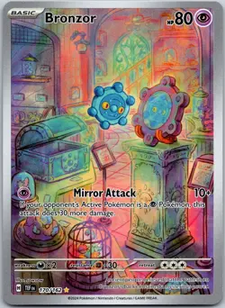 Bronzor 170/162 Illustration Rare Temporal Forces NM - Image 1