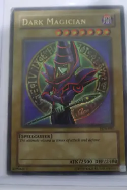 Yugioh Dark Magician LOB-005 Ultra Rare Foil Shift MP #LOB-005 - Image 1