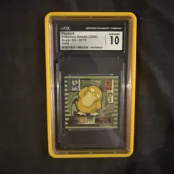 CGC GEM MINT 10 Pokemon Amada (2000) Psyduck - Super DX - D179 - Gold - Image 2
