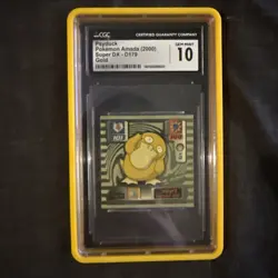 CGC GEM MINT 10 Pokemon Amada (2000) Psyduck - Super DX - D179 - Gold - Image 3