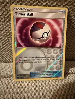 Timer Ball Reverse Holo Uncommon SM Base Set 134/149 Pokemon - Image 1