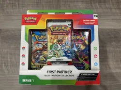 Pokemon TCG First Partner Illustration Collection Box Series 1 BRAND NEW SEALED - Image 1