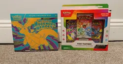 Pokemon Ascended Heroes ETB + First Partner Illustration Series 1 Sealed In Hand - Image 1