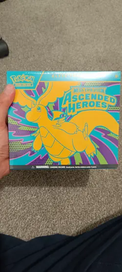 Pokemon Ascended Heroes ETB + First Partner Illustration Series 1 Sealed In Hand - Image 2
