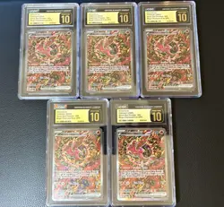 Lot Of 15x Pokemon Oricorio Ex Promo CGC PRISTINE 10 BLACK LABEL COLLECTION - Image 2