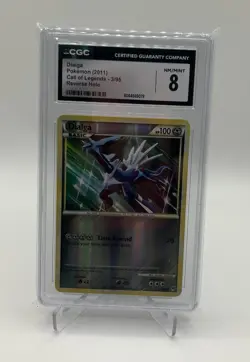 2011 Pokemon Call of Legends Dialga 3/95 Reverse Holo CGC 8 - Image 1