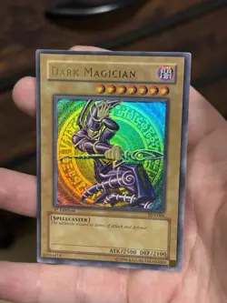 Yu-Gi-Oh! 1st Edition Dark Magician SDY-006 - Foilshift Misprint - Yugioh Error - Image 1