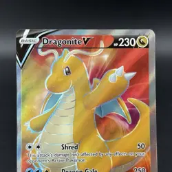Dragonite V - 191/203 - Full Art Ultra Rare Evolving Skies Pokemon NM - Image 2