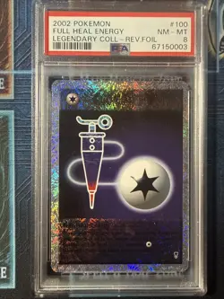 2002 Pokemon Full Heal Energy 100/110 Legendary Collection Reverse Holo PSA 10 - Image 1