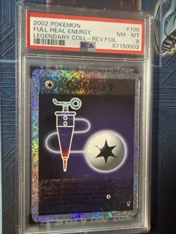2002 Pokemon Full Heal Energy 100/110 Legendary Collection Reverse Holo PSA 10 - Image 3