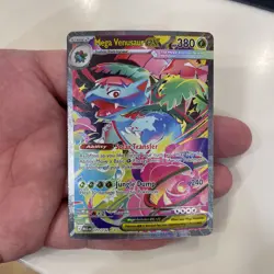 Pokemon Mega Evolution Mega Venusaur EX 177/132 Special Illustration Rare SIR NM - Image 1