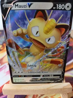Mauzi V SWSH004 Black Star Promo Deutsch NM Pokemon - Image 1