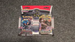 Pokemon TCG: Rebel Clash & Crimson Invasion 2 Pack Blister W/pin X2 New - Image 1