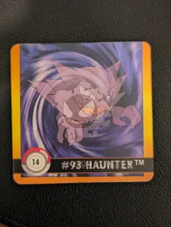 Gastly & Haunter Pokemon 1999 ArtBox Action Flipz #14 LP - Image 1