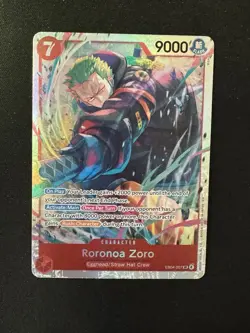 One Piece Roronoa Zoro EB04-007 SR ENGLISH OP15 - Image 1