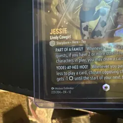 Lorcana Jessie Lively Cowgirl Wilds Unknown 223/204 Enchanted Holo - Image 3