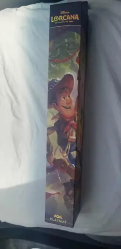 Disney Lorcana Buzz and Woody foil playmat - Image 1