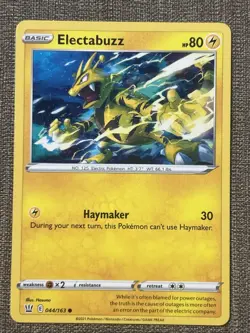 Electabuzz 044/163 Pokemon Card Near Mint NM Battle Styles - Image 1